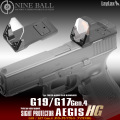 ライラクス NINE BALL ナインボール G19 / G17 Gen.4用 ダイレクトマウント アイギスHG エアガン エアーガン