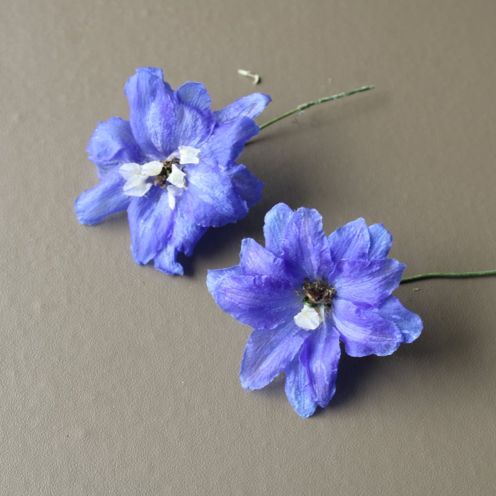 デルフィニューム・ヘッド　プリザーブドフラワー　ブルー　04350-600　※カタログ掲載外商品