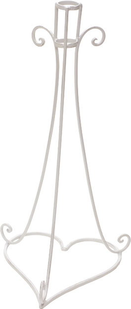 ハートブーケスタンド　４０cm　ホワイト