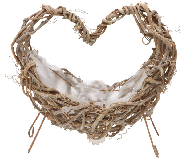 自立ハートバックリース・小