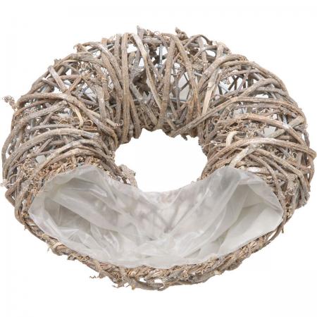 カーリードーナッツリース　２５ｃｍ　45463