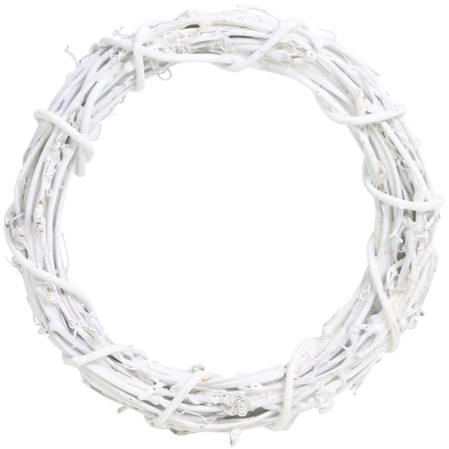 ひげづるリ－ス　ホワイト　15ｃｍ　特別割引60％OFF