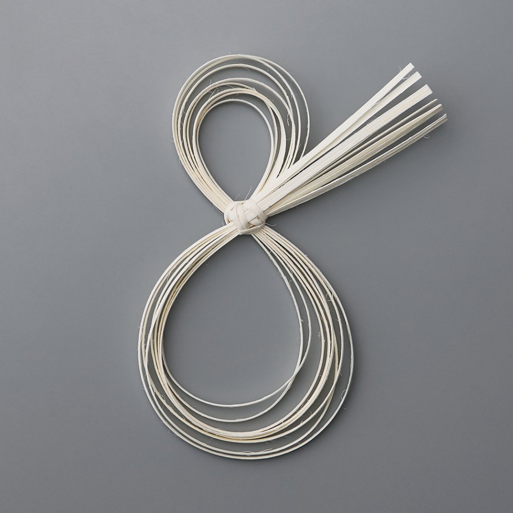 ラタン飾り・ひょうたん・小　白　73071-010