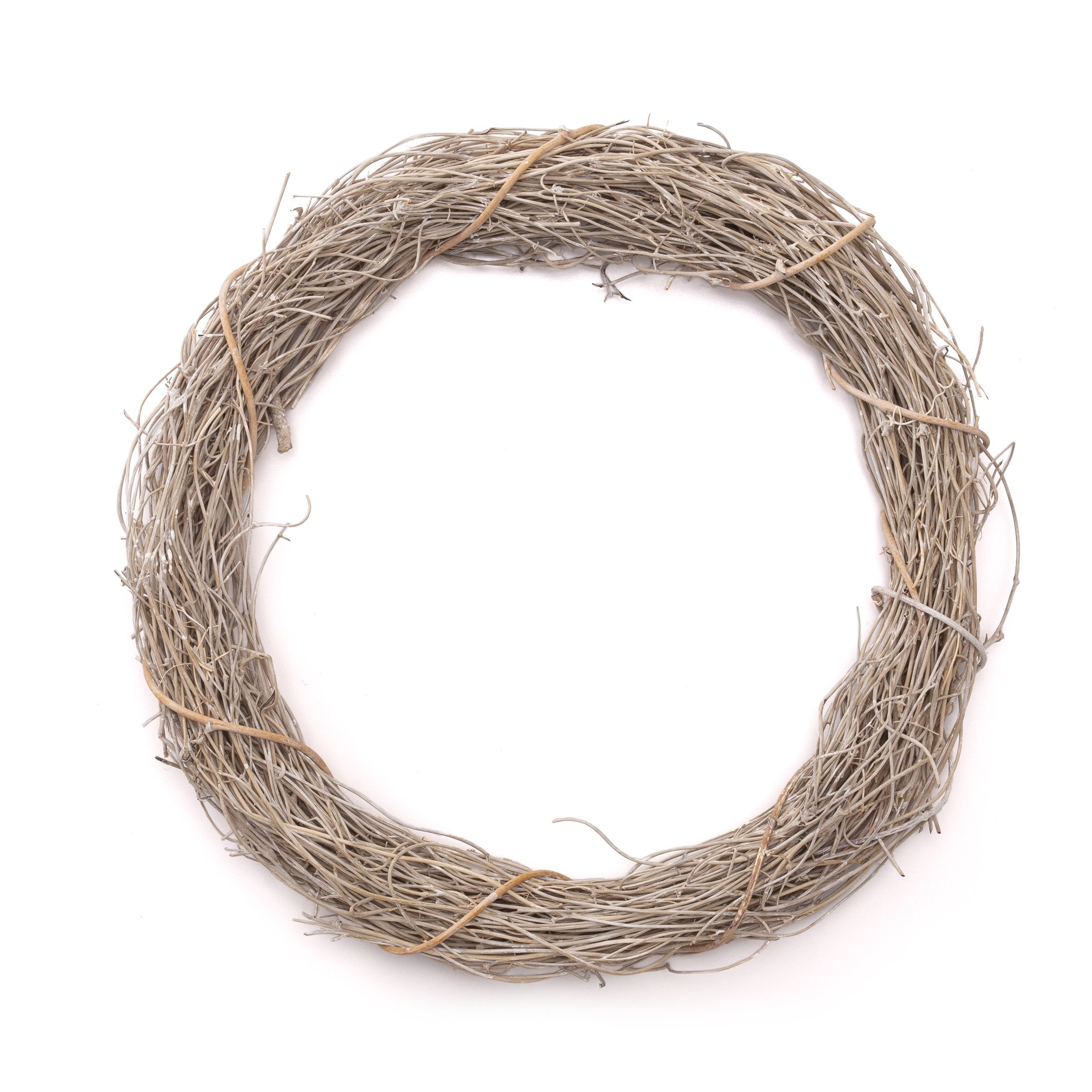 ライトリース・ストローバイン　ウォッシュホワイト　25ｃｍφ　75253-010