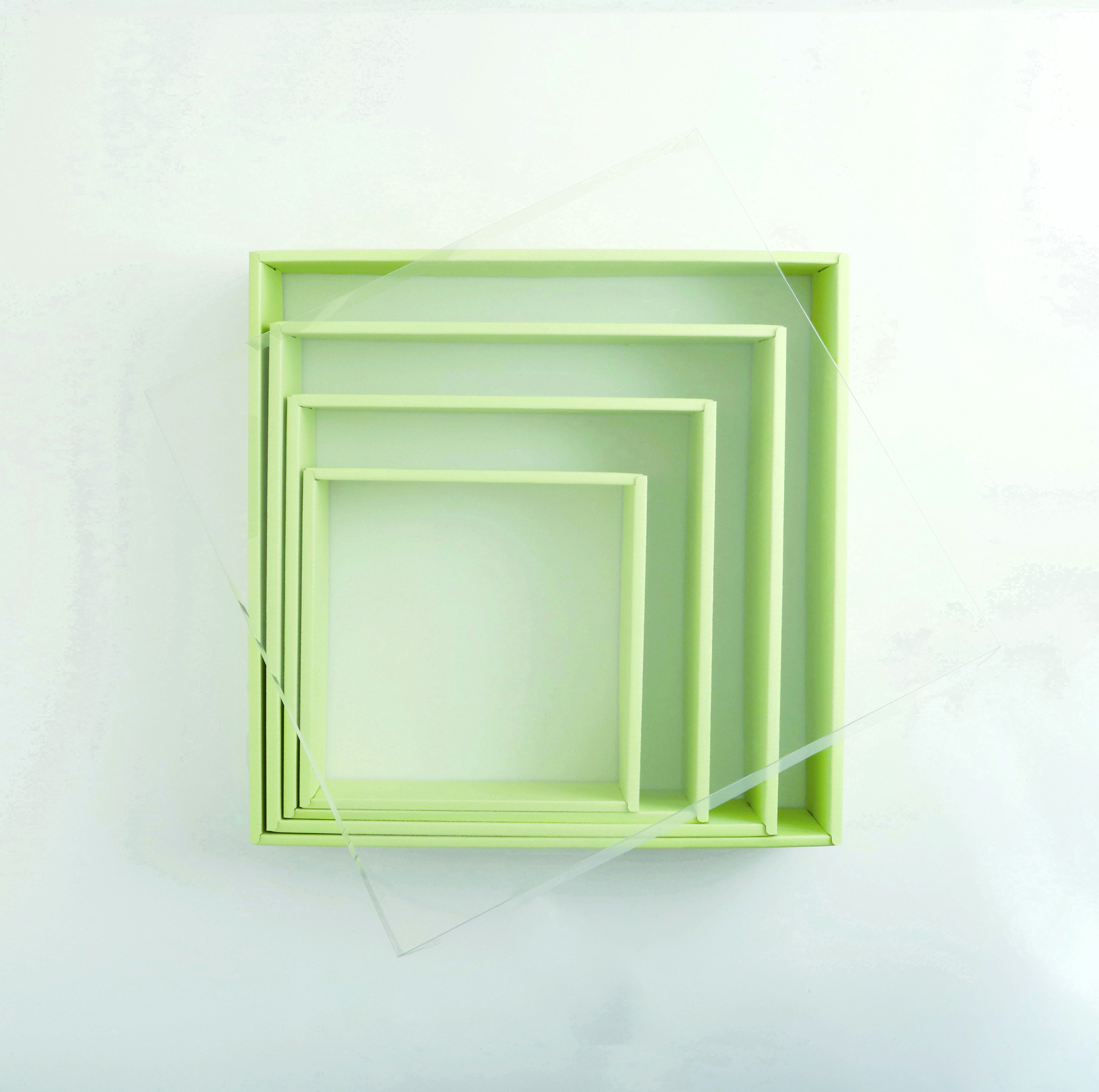 専用白樺　リース(中) リースボックス グリーン×ホワイト 35cm×35cm ドライフラワー