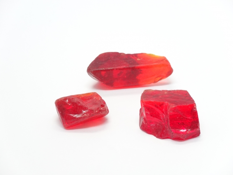 琉球ガラスカレット　L　レッド　メーカー廃番セール60％OFF