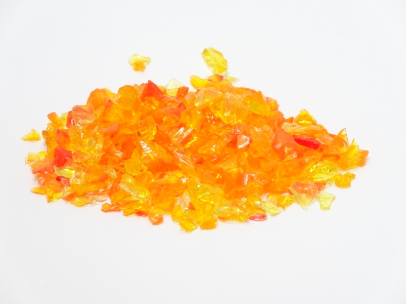 琉球ガラスカレット　S　オレンジ　メーカー廃番セール60％OFF