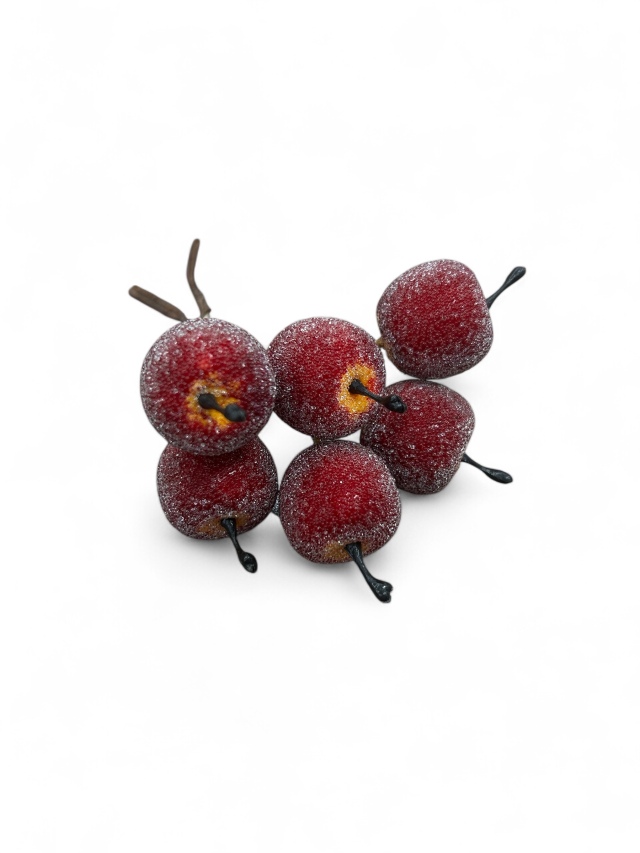 シュガーりんごピック　中　レッド　MW10044