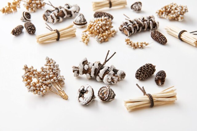 ミニコ－ン・アソ－ト袋 ドライフラワー卸売り販売のミルキーウェイ