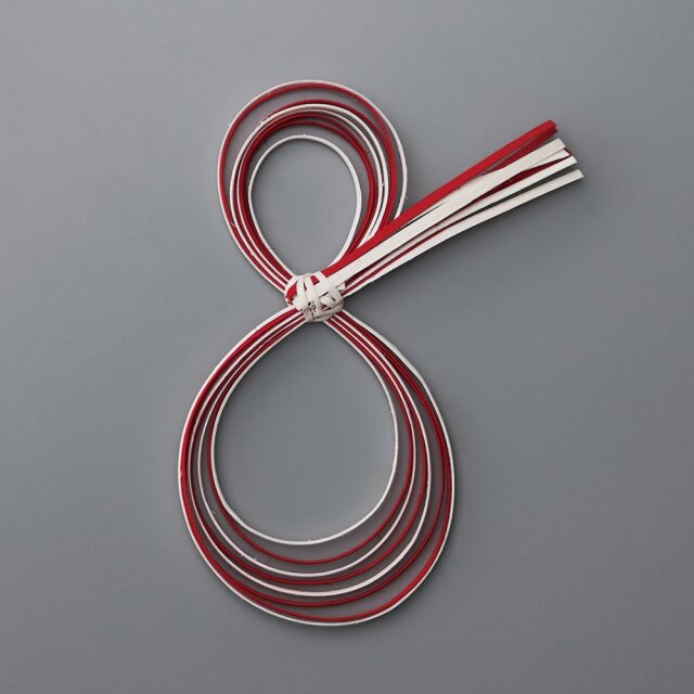 ラタン飾り・ひょうたん・小　紅白　73071-310