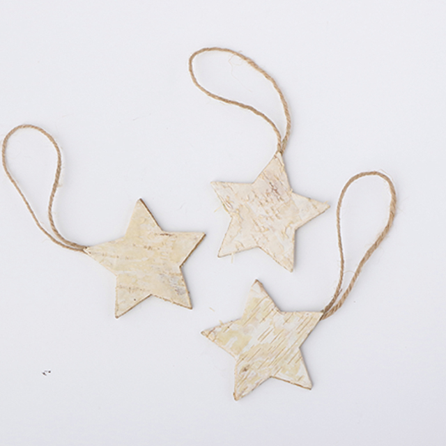 白樺オーナメントスター　73971　※ご注文後の取り寄せ商品