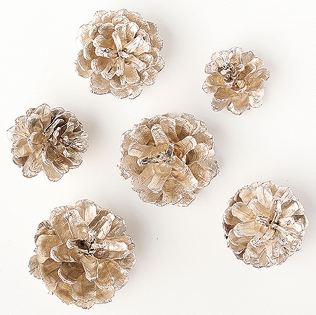 松かさ　アソート　プラチナゴールド