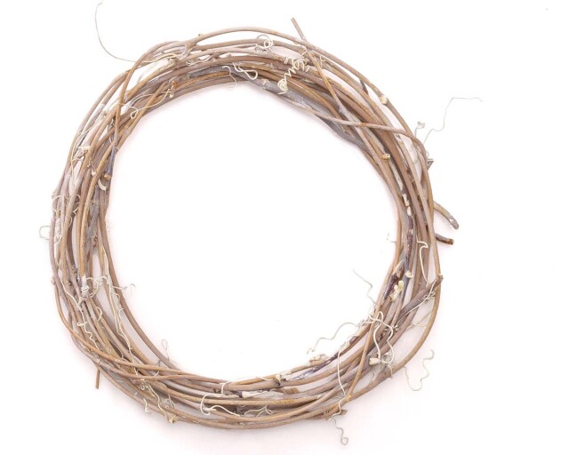 ライトリース・サンキライ・ウォッシュホワイト　15ｃｍφ　75241-010