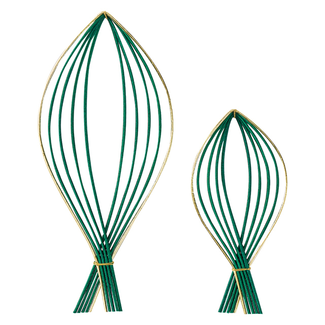 水引葉飾り　深緑　MH34-24