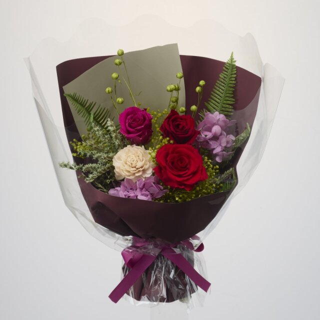 プリザスタンドブーケ　レッド　ST140-300