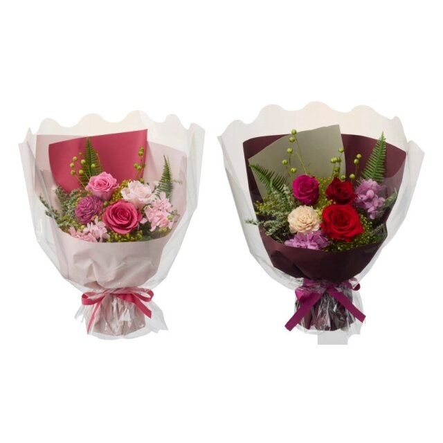 プリザスタンドブーケ　カラーアソート　ST145-000