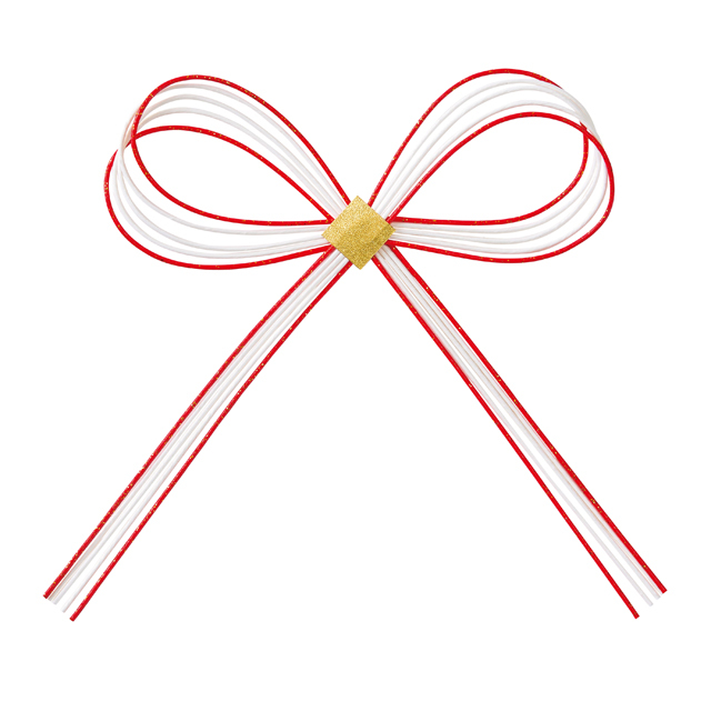 水引きらめき結び ＃３　赤　MH510-003