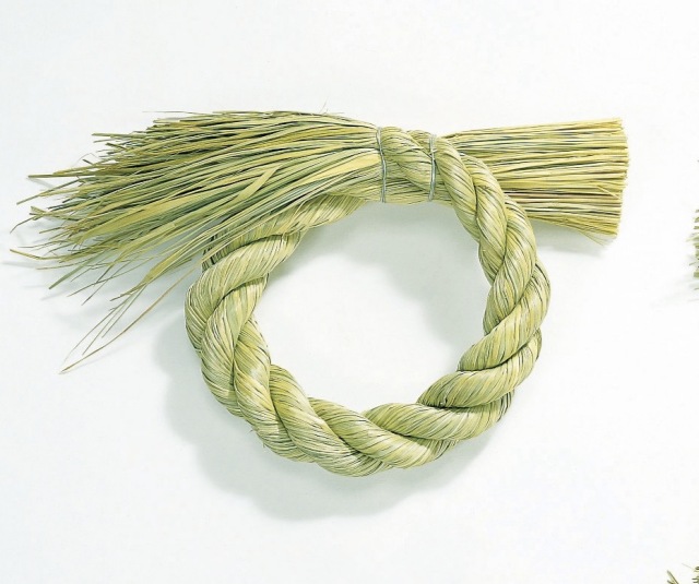 ワラしめリース　(大)　直径約２３ｃｍ　62664-000