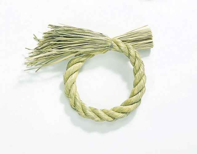 ワラしめリース　(小)　直径約15ｃｍ　　62662-000