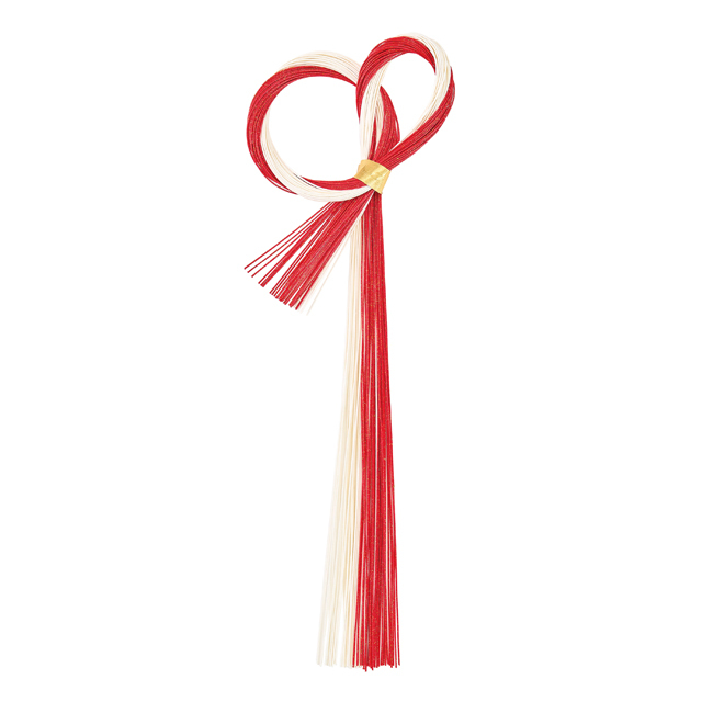 弥生水引飾り ＃３　赤　XJ1415-003