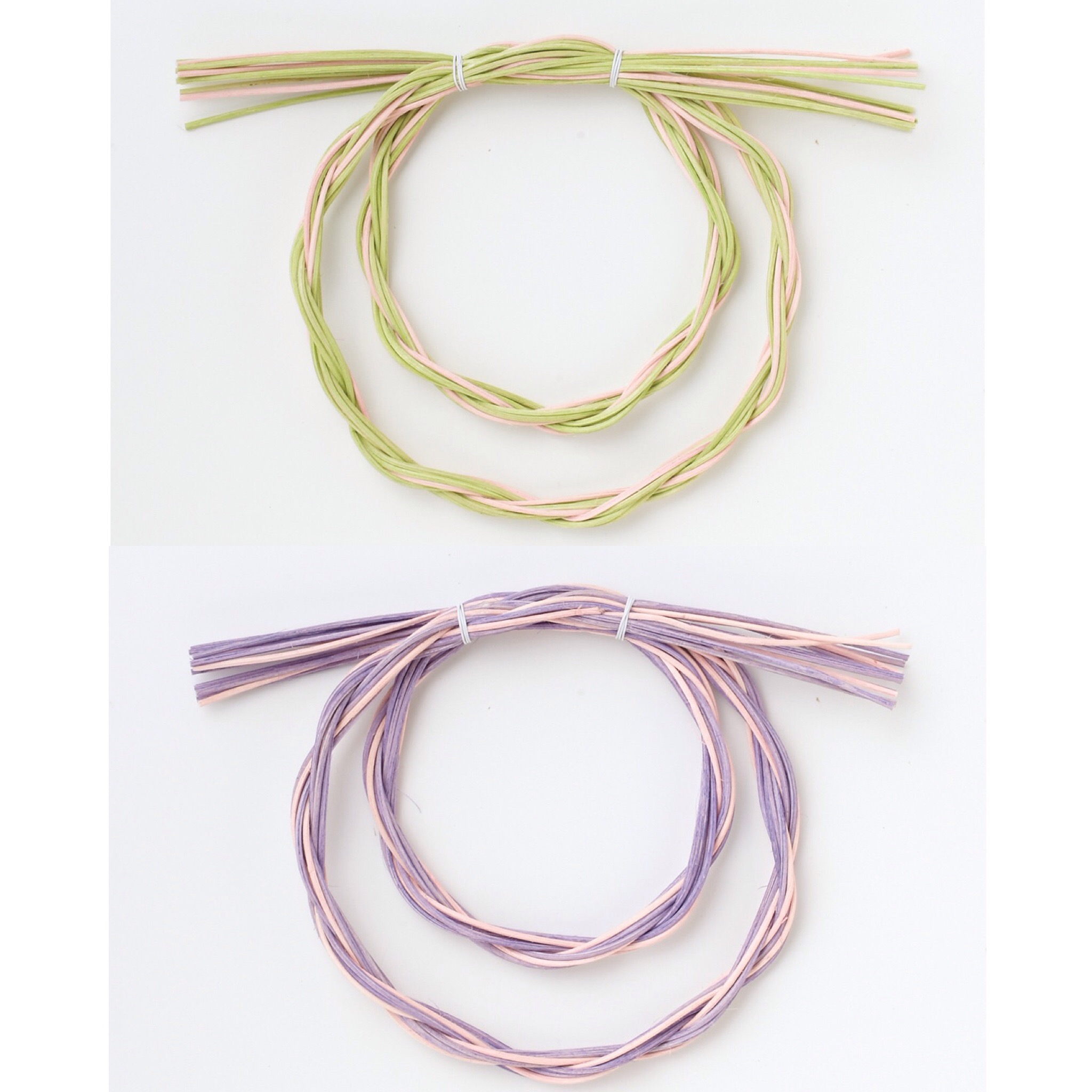 ラタンリース・15センチ　ピンク　メーカー廃盤セール６０％OFF