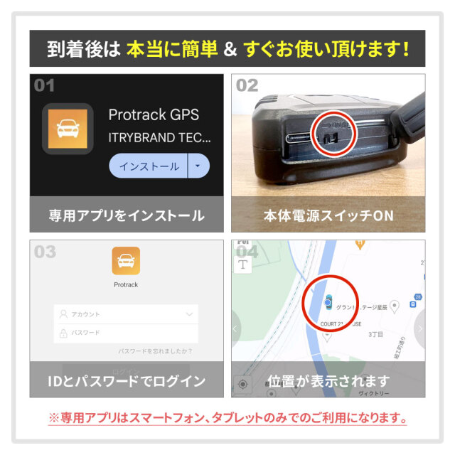 180日間返却不要】ミツケルGPSマックス｜長時間バレない車両追跡用GPS