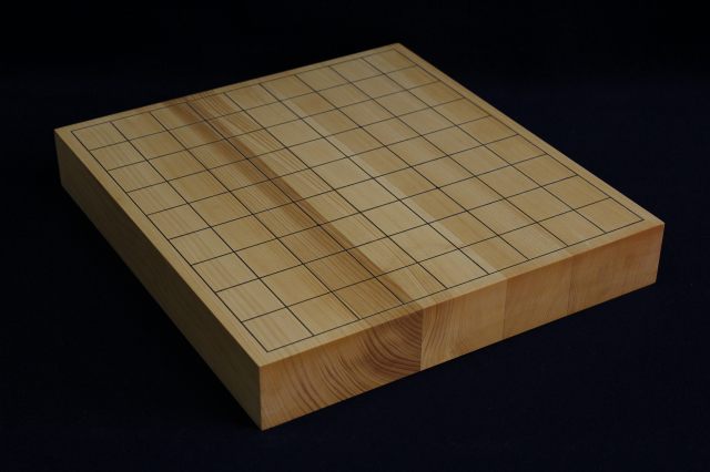 日向榧卓上将棋盤　1.8寸
