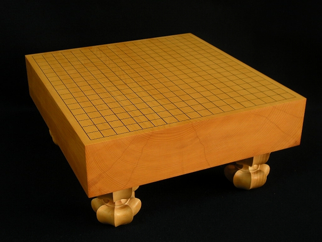 国産本榧碁盤【訳有り品】　3.2寸