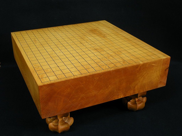 日向本榧碁盤【訳有り品】　3.5寸