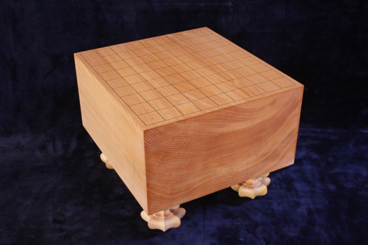 【NEW】　国産本榧将棋盤　【訳あり品】　6寸5厘