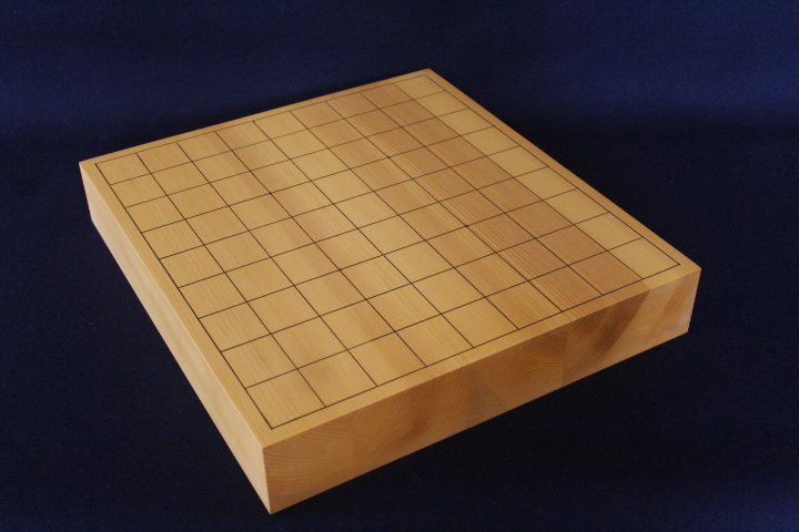 日向産本榧卓上将棋盤　1寸9分5厘【柾目】