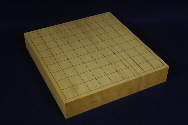 日向榧卓上将棋盤　【2寸】【3枚継】【柾目】　　　　