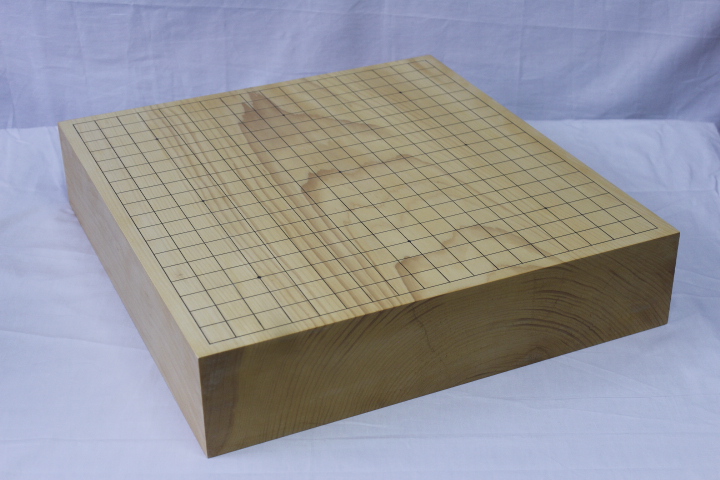 国産本榧卓上碁盤　【3寸1分】【1枚盤】【木表】　　　　