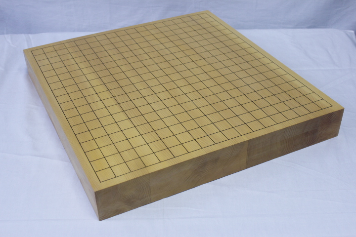日向産本榧卓上碁盤　【1寸9分】【5枚継】【柾目】　　　　