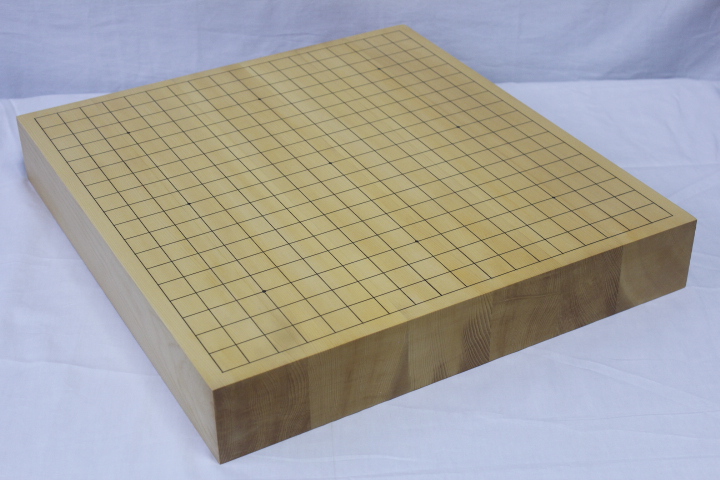 日向産本榧卓上碁盤　【2寸2分】【6枚継】【柾目】　　　　