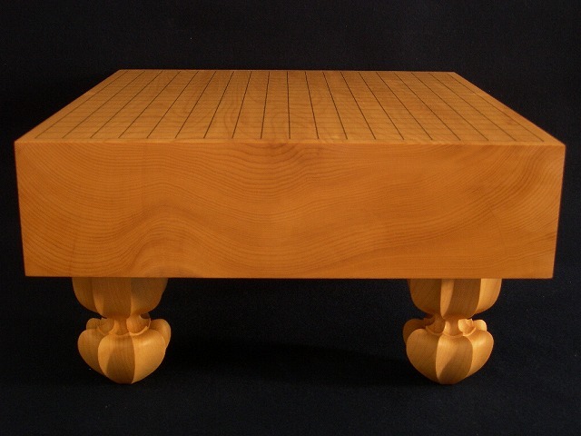 日向榧碁盤木裏　3.65寸