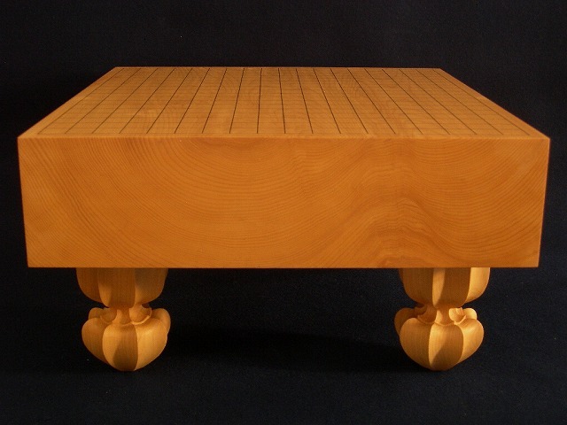 日向榧碁盤木裏　3.65寸