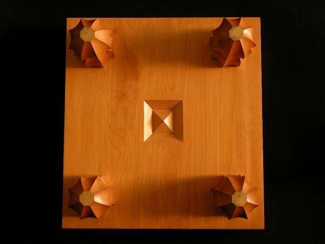 国産本榧木裏　3.3寸