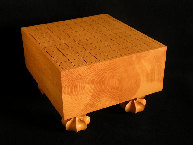 日向榧将棋柾目盤　5.0寸