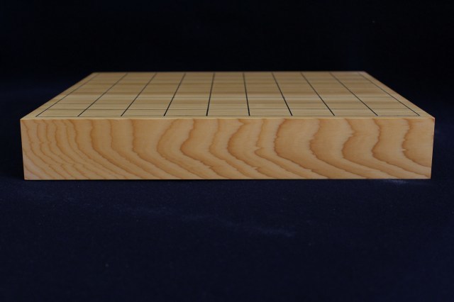 日向榧卓上将棋盤　1.85寸