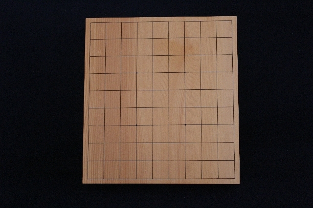 日向榧卓上将棋盤　2.0寸