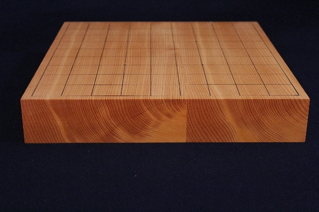 日向榧卓上将棋盤　1.85寸