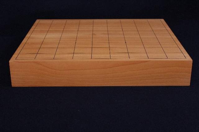 日向榧卓上将棋盤　1.85寸