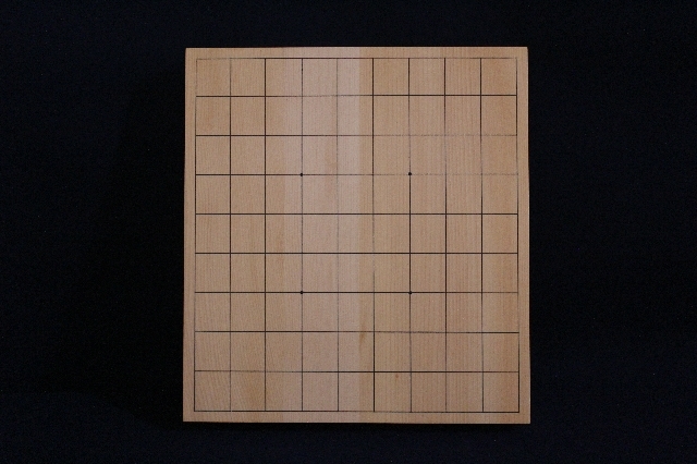日向榧国産榧まじり卓上将棋盤　1.45寸