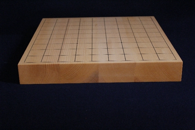 日向榧国産榧まじり卓上将棋盤　1.45寸