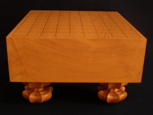 日向榧将棋木裏盤　3.8寸