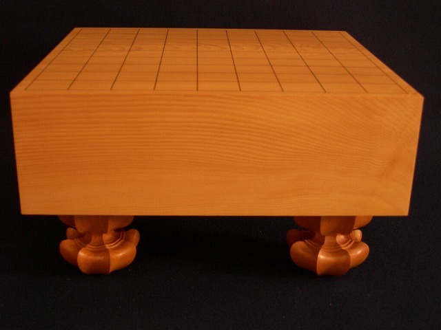 日向榧将棋木裏盤　3.8寸