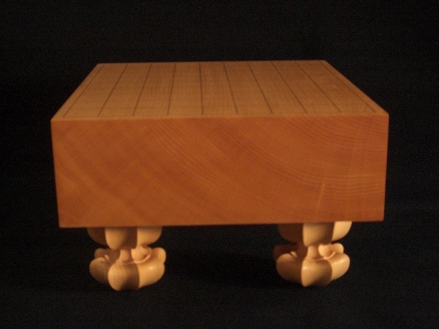 日向本榧木裏将棋盤　3.75寸強