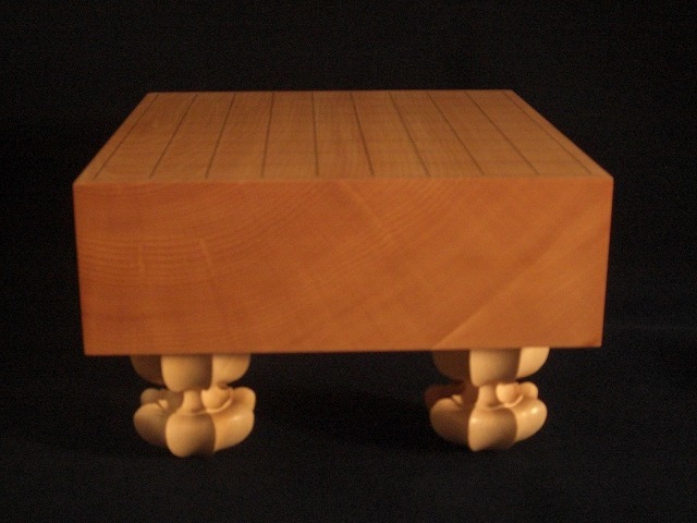 日向本榧木裏将棋盤　3.75寸強