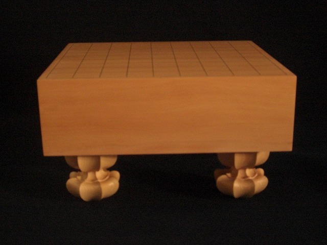 日向本榧木裏将棋盤　3.75寸強